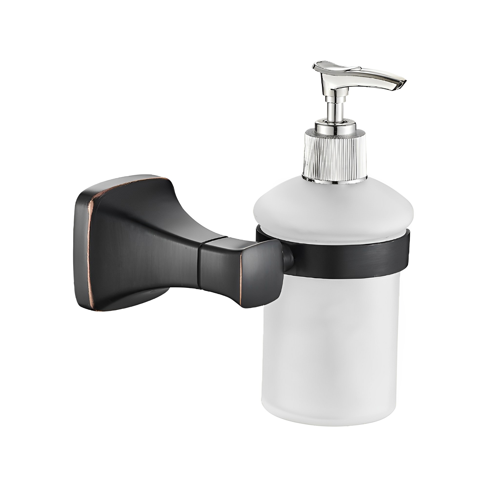 OJ-L35512J lasisaippuaveden annostelijan pumppu seinäteline pidikkeellä sinkkiseoksesta kylpyhuonetarvikkeet